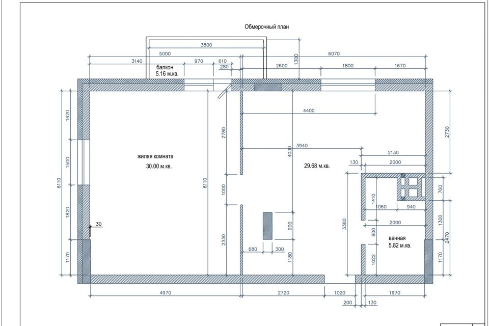 Продаётся 2-комнатная квартира, 65.4 м²