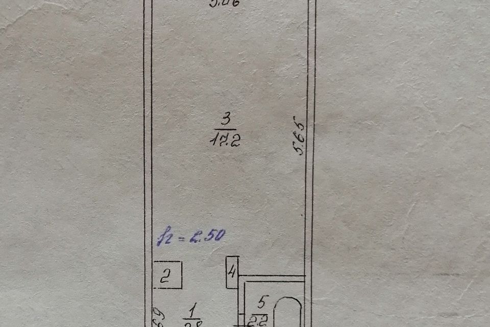 Продаётся 1-комнатная квартира, 22.4 м²