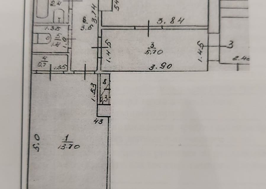 Продаётся 2-комнатная квартира, 49 м²