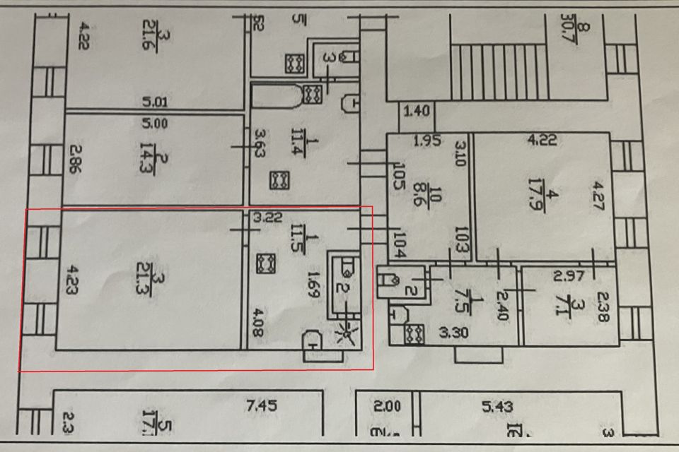 Продаётся 1-комнатная квартира, 34 м²