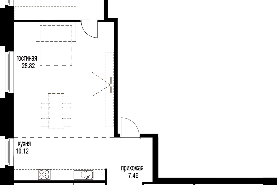 Продаётся 3-комнатная квартира, 128 м²