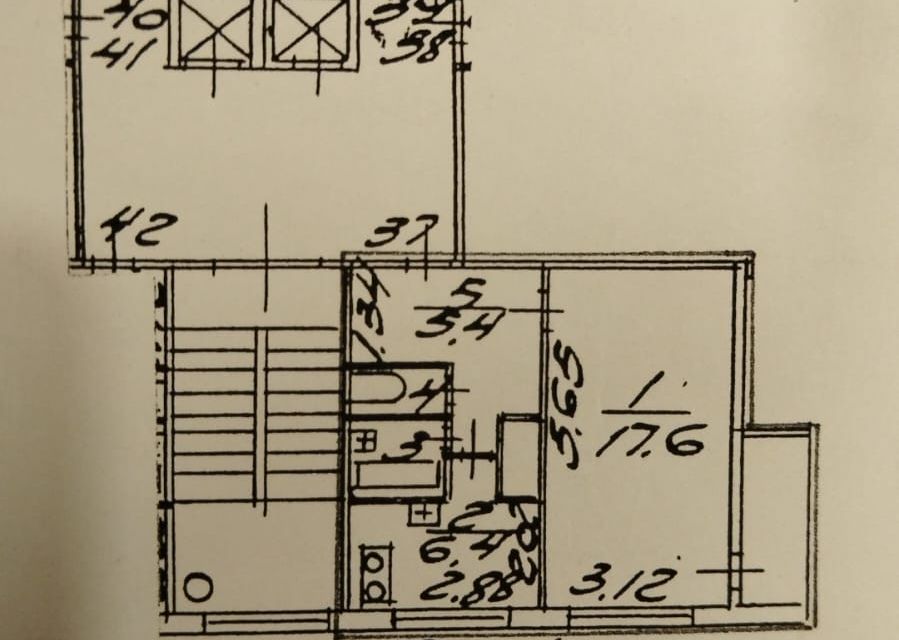 Продаётся 1-комнатная квартира, 33.2 м²