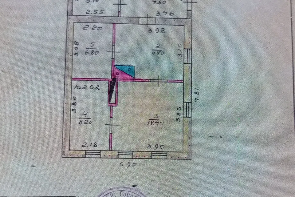Продаётся 1-этажный дом, 53.7 м²