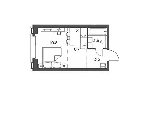 Продаётся студия, 24.3 м²