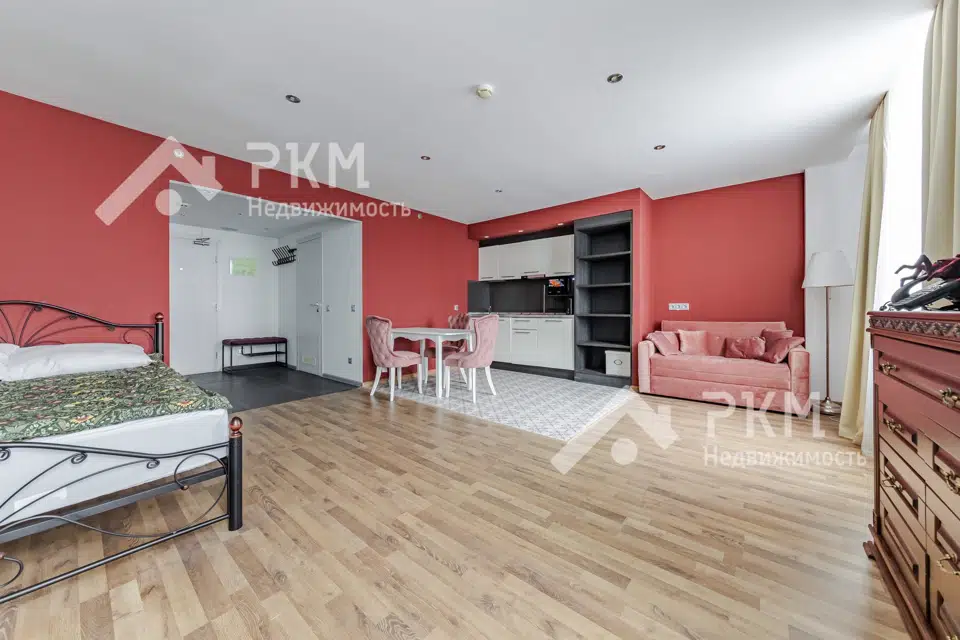 Продаётся студия, 43.4 м²