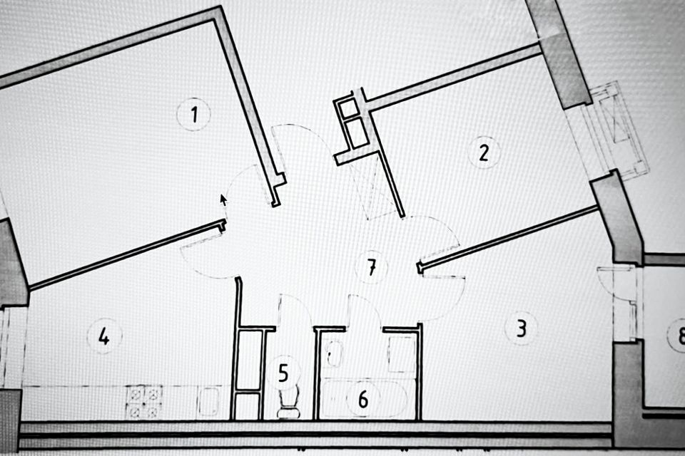 Продаётся 3-комнатная квартира, 60.2 м²