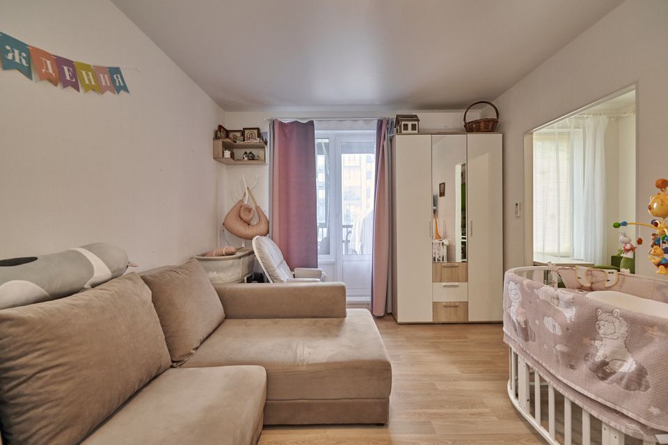 Продаётся 1-комнатная квартира, 32.9 м²