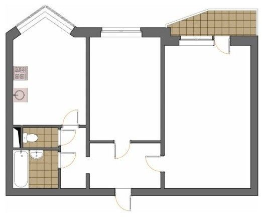 Продаётся 2-комнатная квартира, 52.4 м²