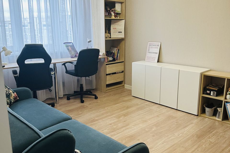 Продаётся 3-комнатная квартира, 74.3 м²