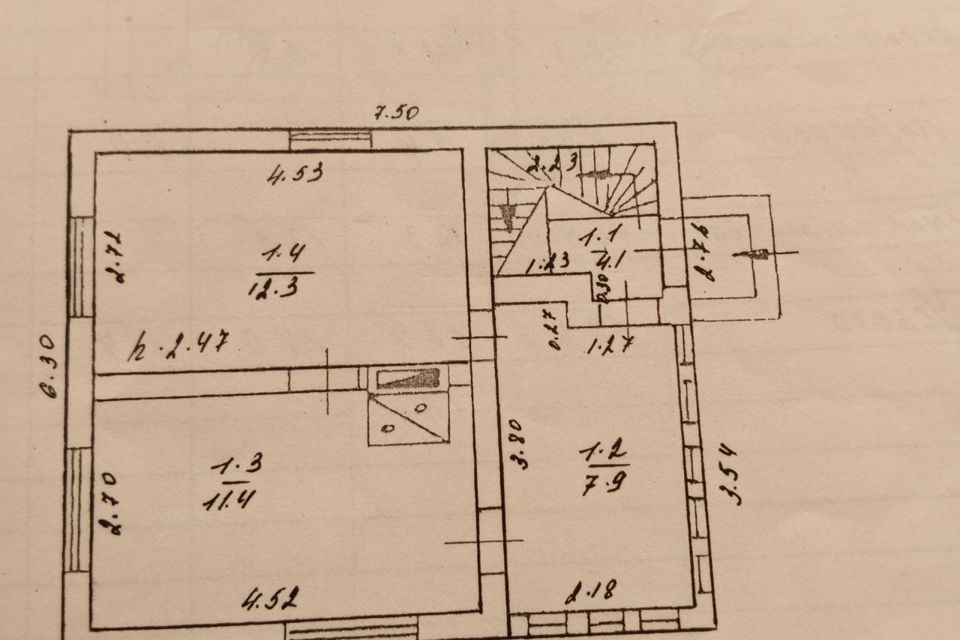 Продаётся 1-этажный дом, 38 м²