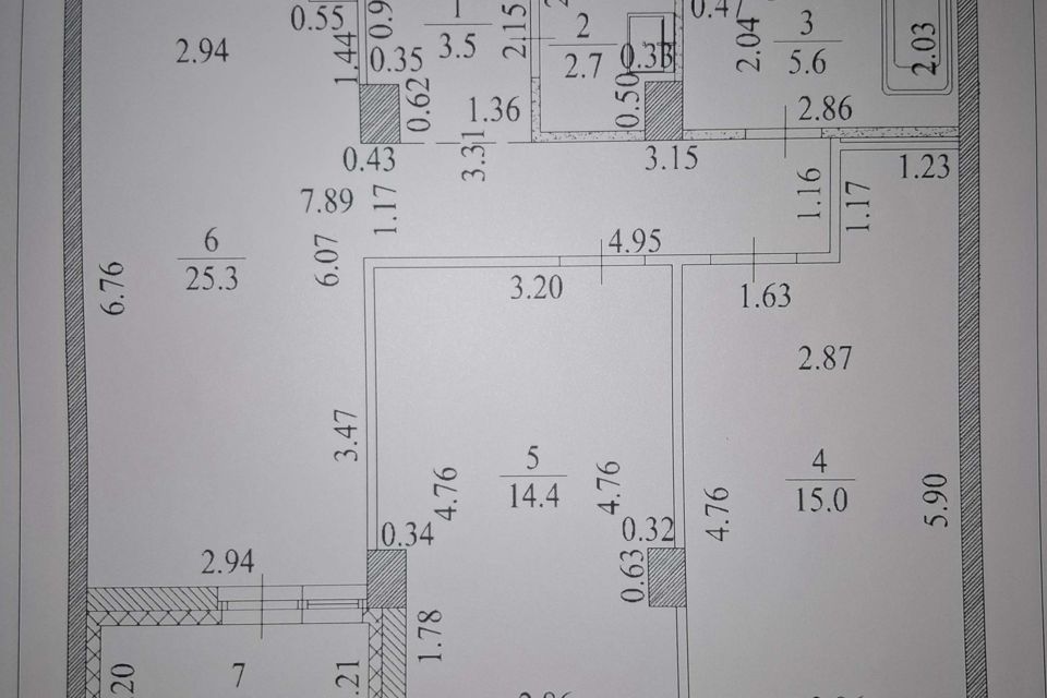 Продаётся 3-комнатная квартира, 68 м²