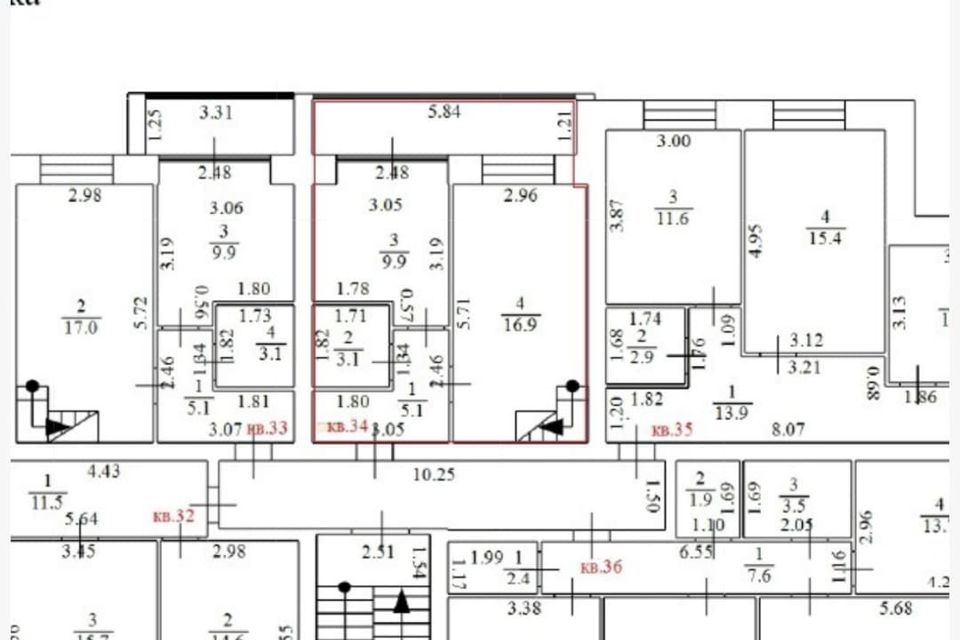 Продаётся 2-комнатная квартира, 63 м²