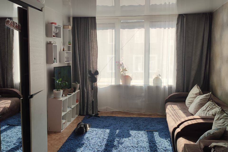 Продаётся 3-комнатная квартира, 62.4 м²
