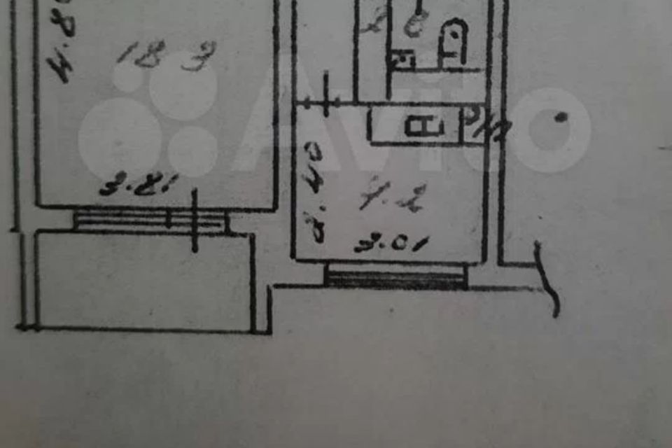 Сдаётся 1-комнатная квартира, 33 м²