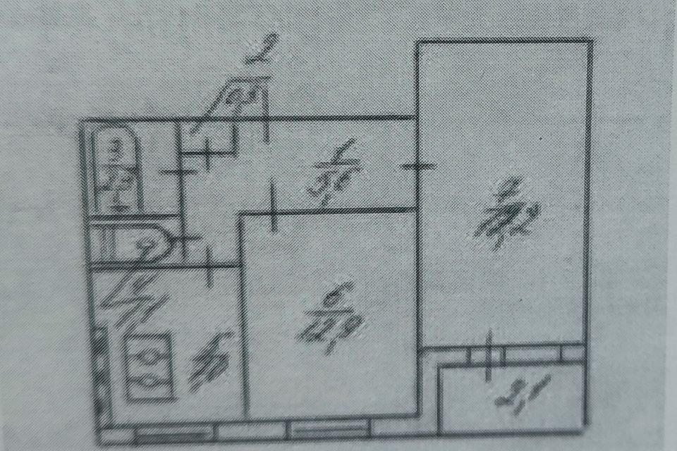 Продаётся 2-комнатная квартира, 48.5 м²