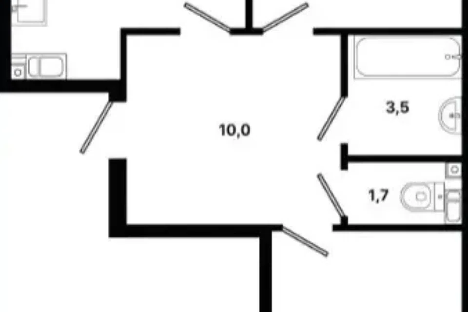 Продаётся 3-комнатная квартира, 67.2 м²
