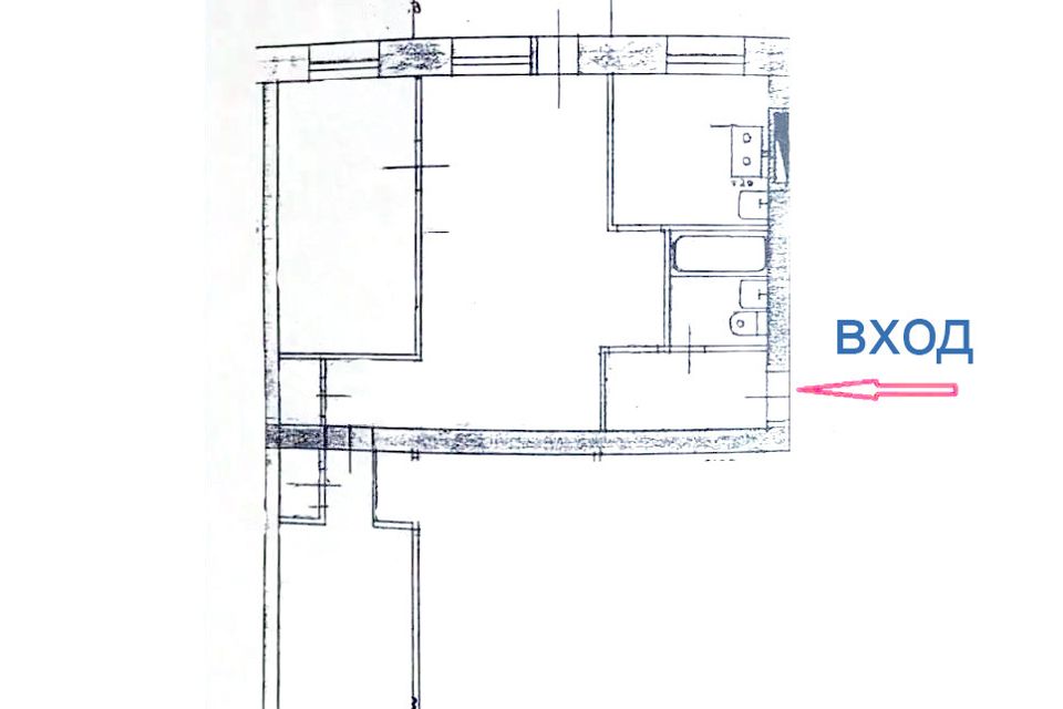 Продаётся 3-комнатная квартира, 54 м²