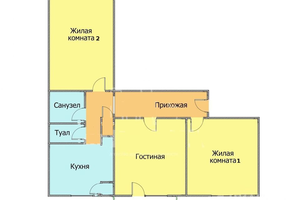 Продаётся 3-комнатная квартира, 78.5 м²
