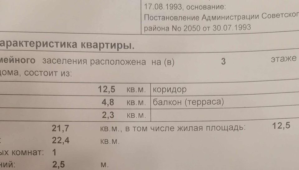 Продаётся 1-комнатная квартира, 21.7 м²