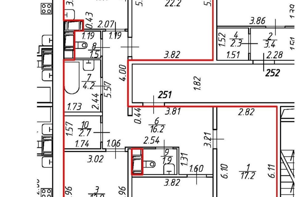 Продаётся 4-комнатная квартира, 98.5 м²
