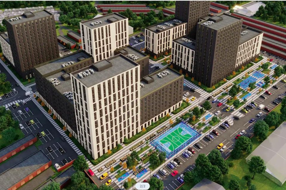 Продаётся 2-комнатная квартира, 61.3 м²
