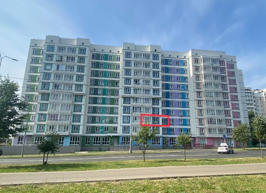 Продаётся 1-комнатная квартира, 43.4 м²