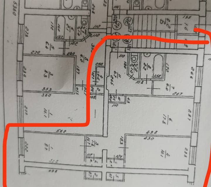 Продаётся 3-комнатная квартира, 55.1 м²
