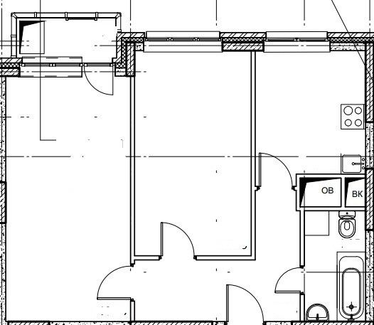 Продаётся 2-комнатная квартира, 53.1 м²
