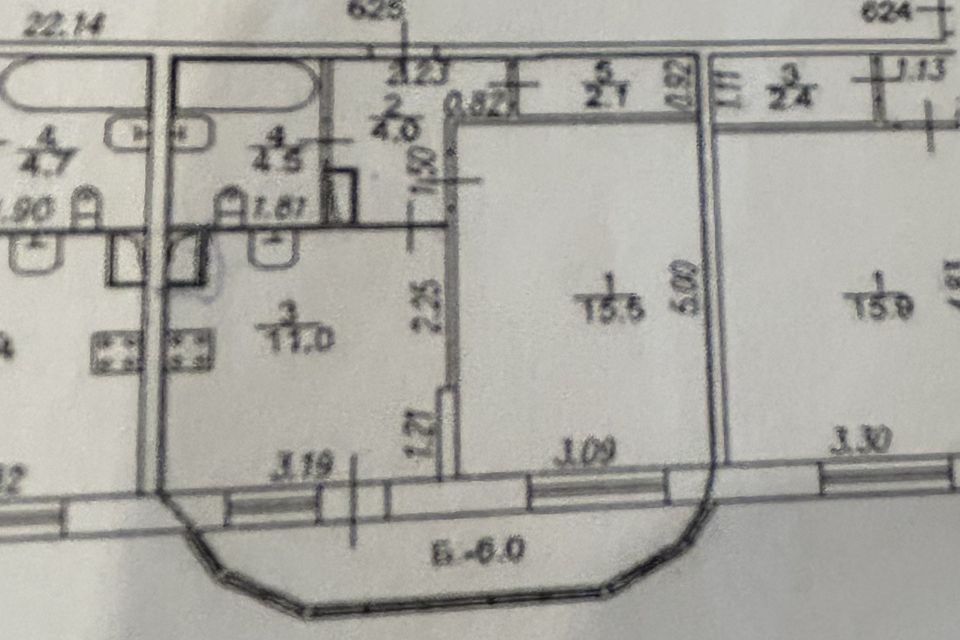 Продаётся 1-комнатная квартира, 37.1 м²
