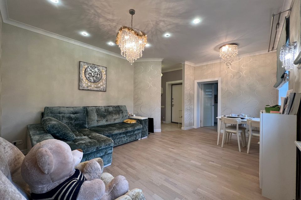Продаётся 3-комнатная квартира, 75.4 м²