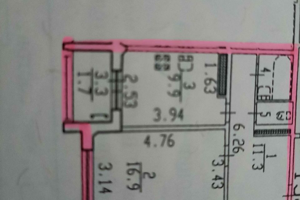 Продаётся 1-комнатная квартира, 42 м²