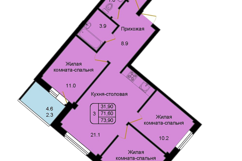 Купить 3 Комнатную Квартиру В Пскове Рокоссовского