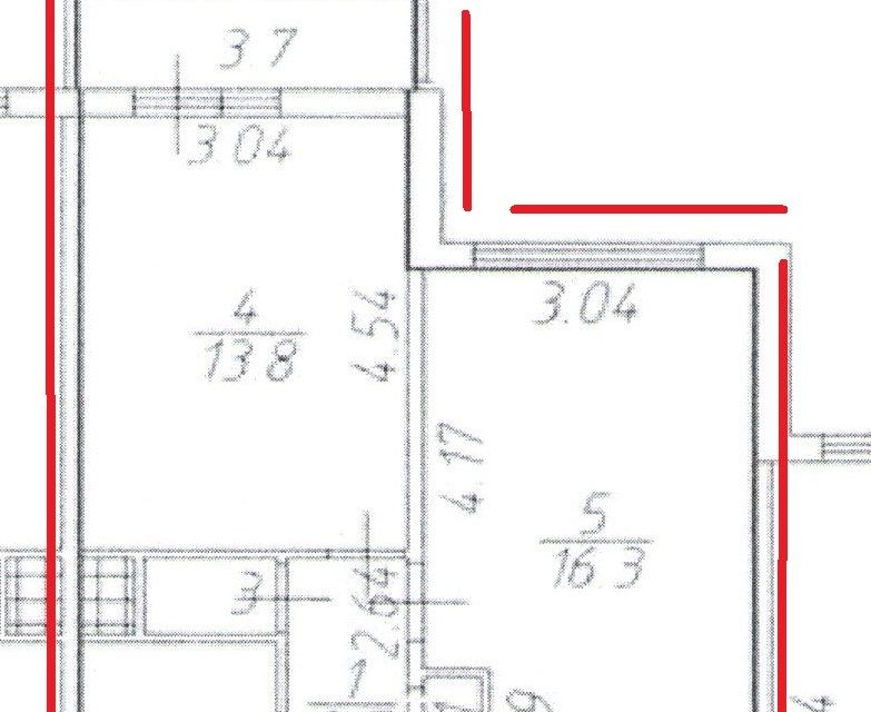 Продаётся 1-комнатная квартира, 38 м²