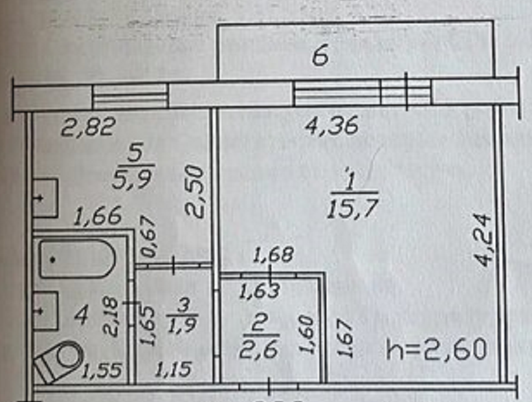 Продаётся комната в 1-комн. квартире, 15.7 м²