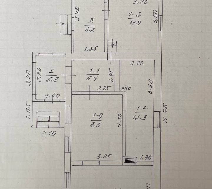 Продаётся 1-этажный дом, 84.7 м²