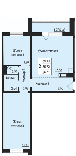 Купить 1 Комнатную Университетская Набережная