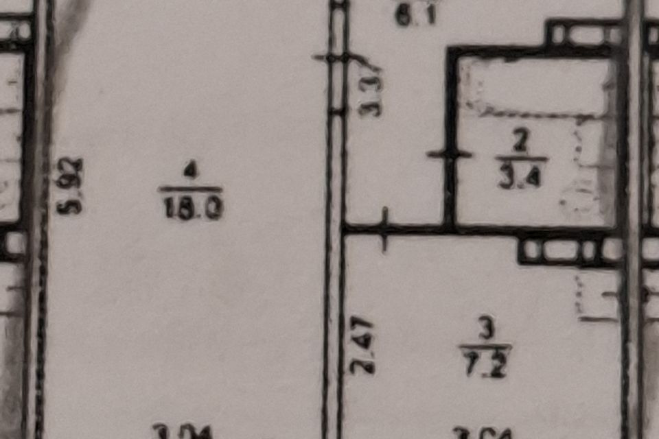 Продаётся 1-комнатная квартира, 34.7 м²