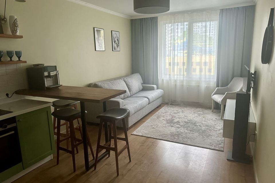 Продаётся 1-комнатная квартира, 45.4 м²