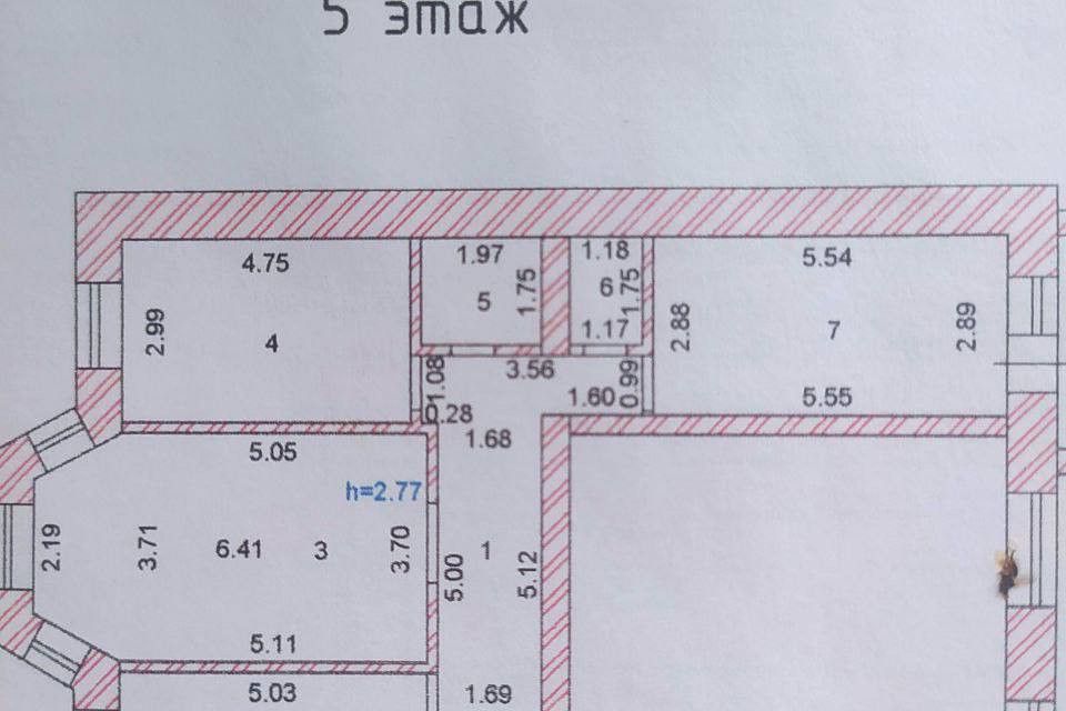 Продаётся 3-комнатная квартира, 90 м²