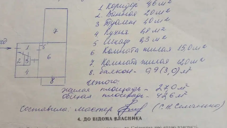 Продаётся 2-комнатная квартира, 41.7 м²