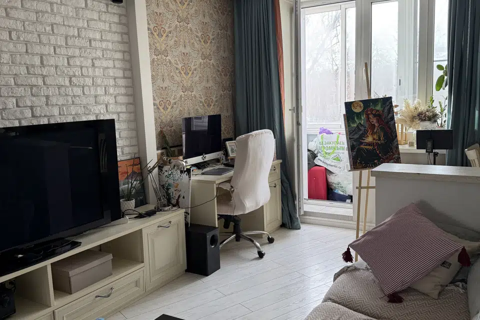 Продаётся 2-комнатная квартира, 43.6 м²