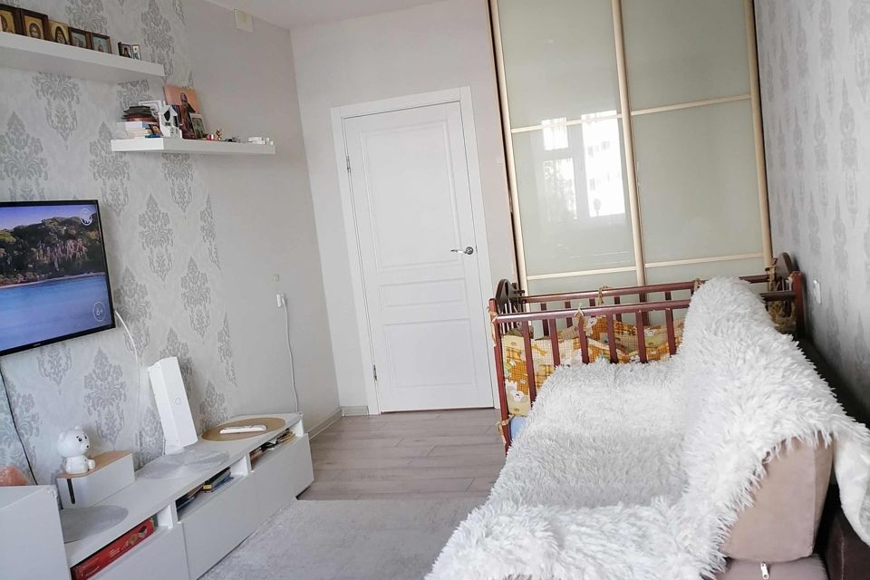 Продаётся 1-комнатная квартира, 45.5 м²