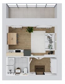Продаётся студия, 28.77 м²
