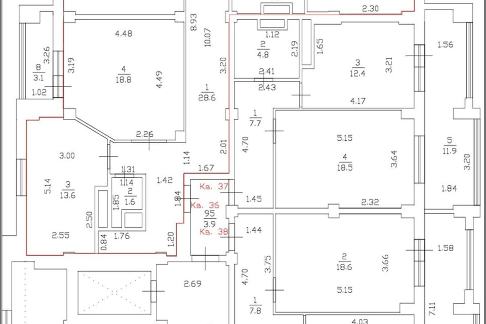 Продаётся 3-комнатная квартира, 103.1 м²
