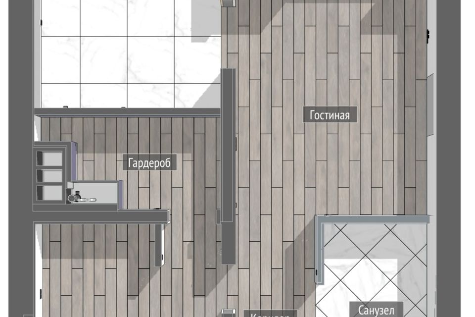 Продаётся 2-комнатная квартира, 67.5 м²