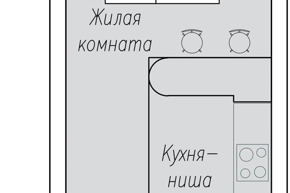 Продаётся студия, 28.2 м²