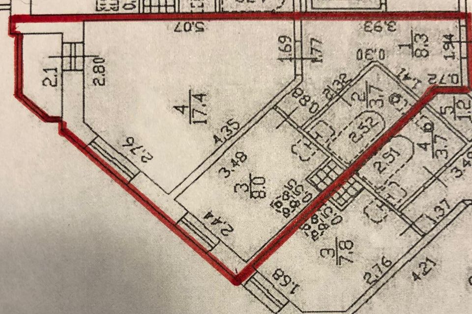 Продаётся 1-комнатная квартира, 37.4 м²