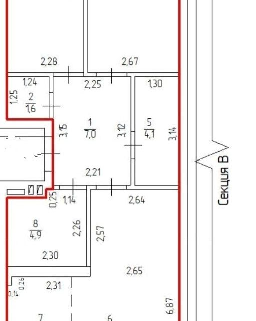 Продаётся 3-комнатная квартира, 75 м²