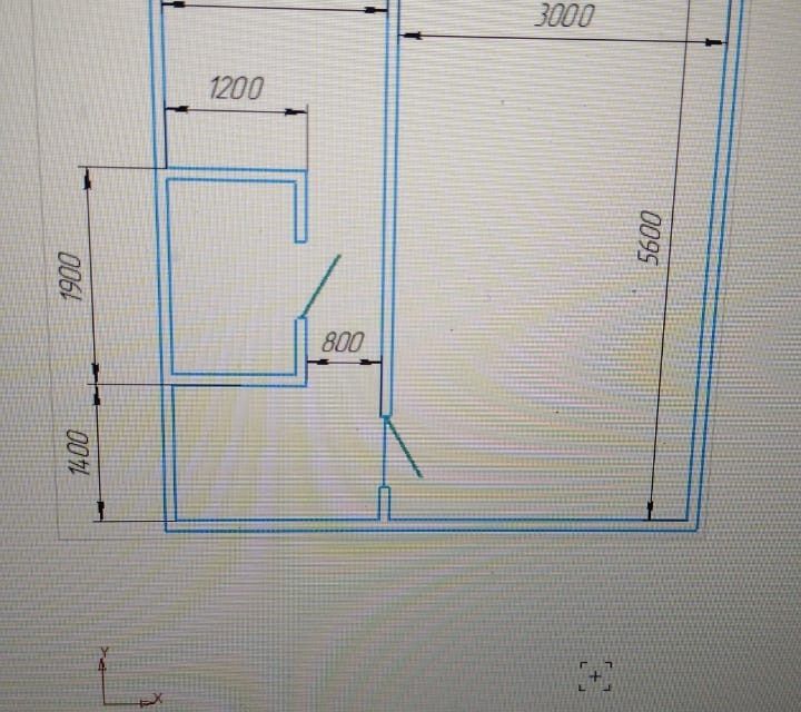 Продаётся 1-комнатная квартира, 29.5 м²