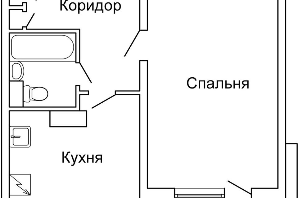 Планировка однокомнатной квартиры п 44 фото 19